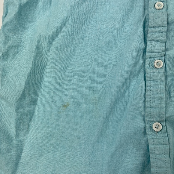 Denim & Flower Button Down Shirt Mens Medium Blue Slim Fit - Picture 2 of 10